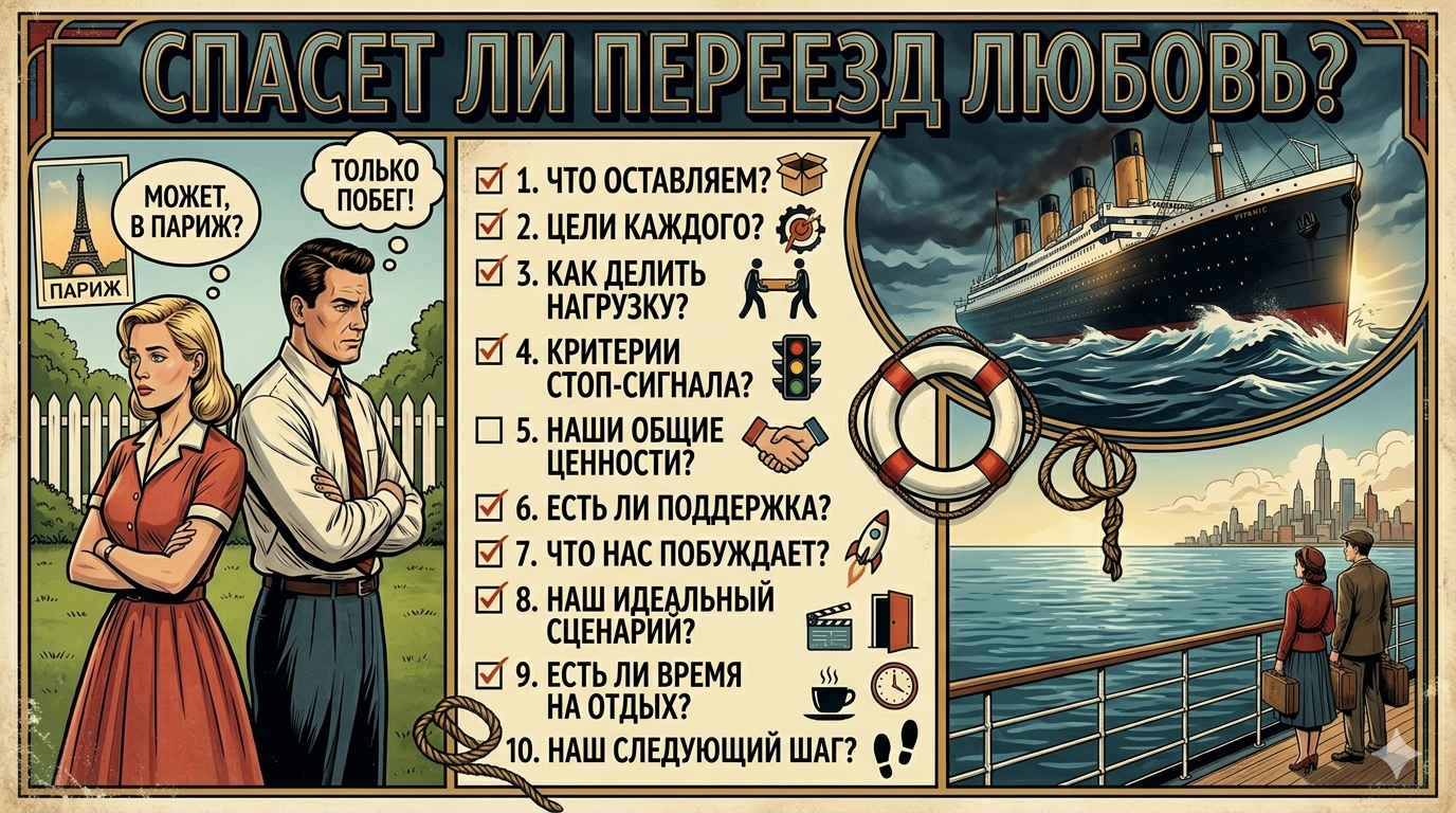 10 вопросов, которые нужно задать партнеру перед переездом